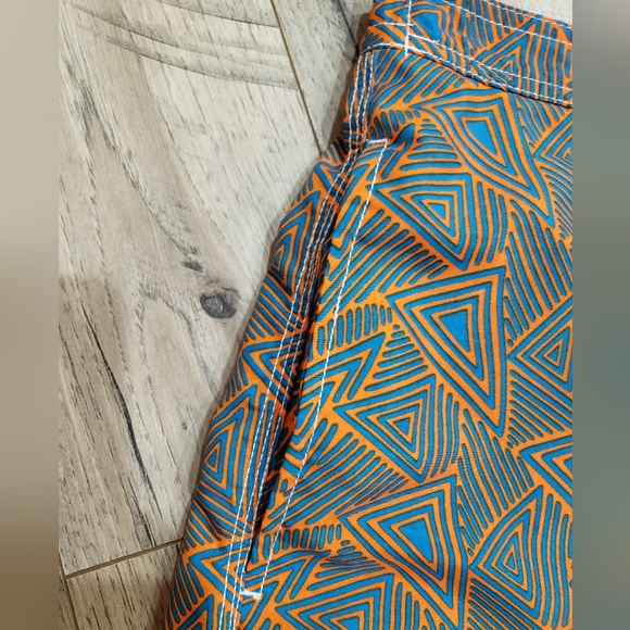 Trunks Orange and Blue Surfer Boardwalk Swimming Shorts size XL - Picture 3 of 7